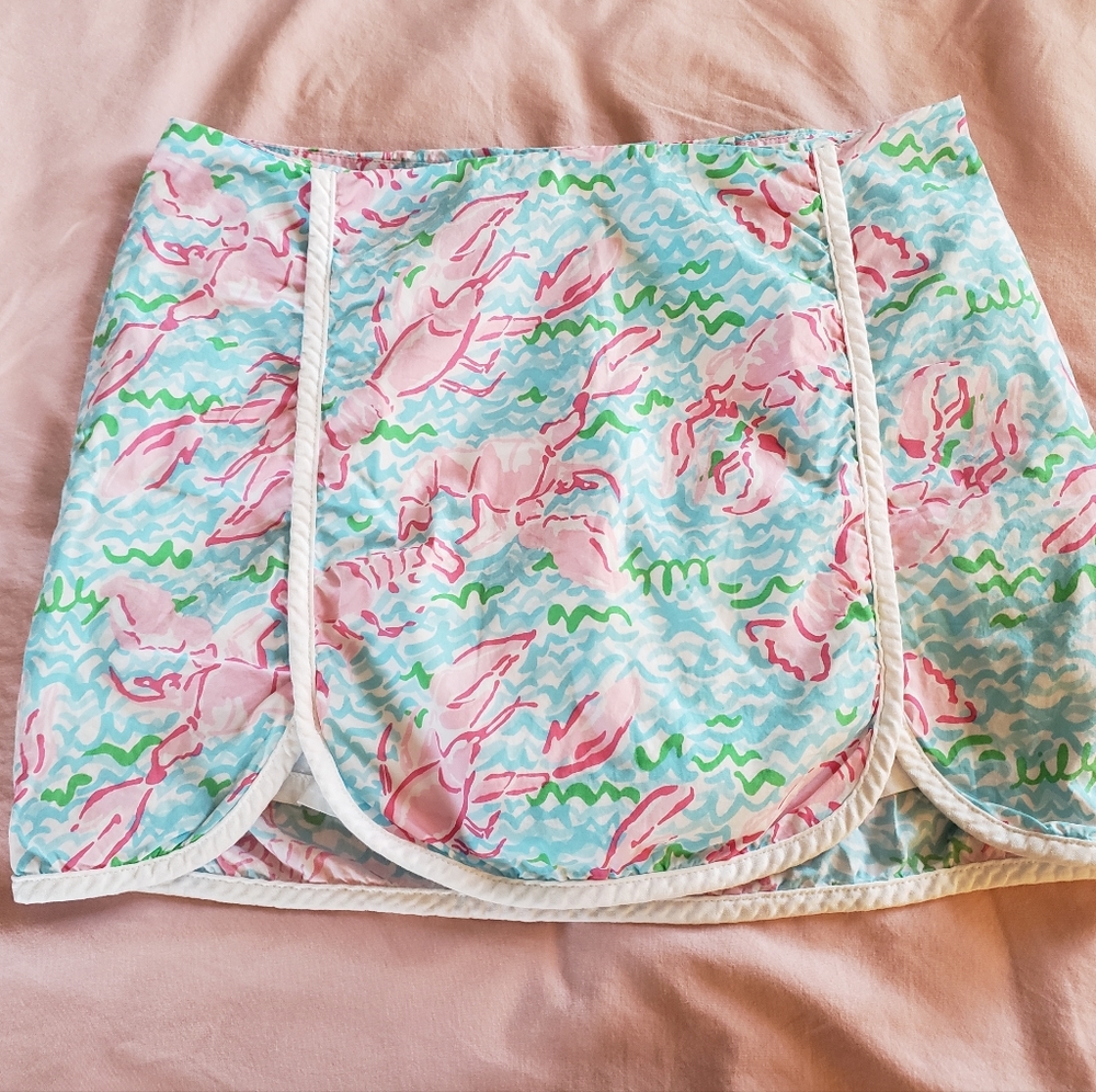 Lilly pulitzer Lobstah roll skort
